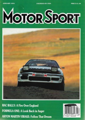 MOTOR SPORT 1991 JAN - 911 TURBO, FERRARI 375+, JAG XJR-15, TR4 